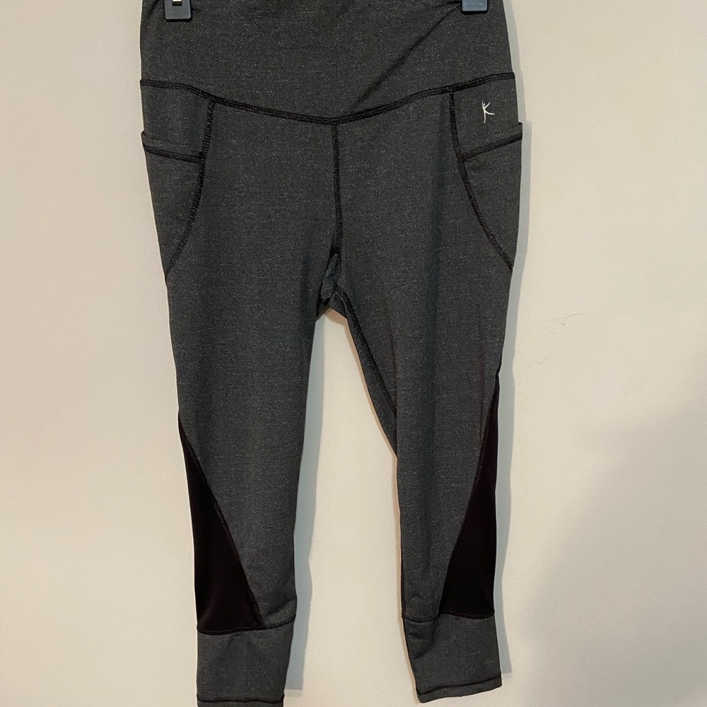 Danskin size S leggings with a sheer cutout